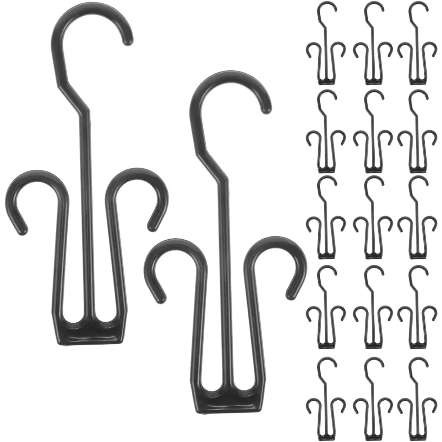 

80Pcs Shoe Hanger Hooks Shoe Display Hook for Household Use Shoe Drying Rack Storage Double Hooks for Closet Organizing