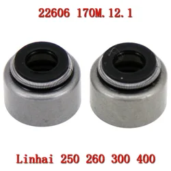 【특별 가격】Linhai 250 260 300 400 520 Yamaha Keeway Jinlang Feishen 스쿠터 ATV용 밸브 170M.12.1용 오일 씰