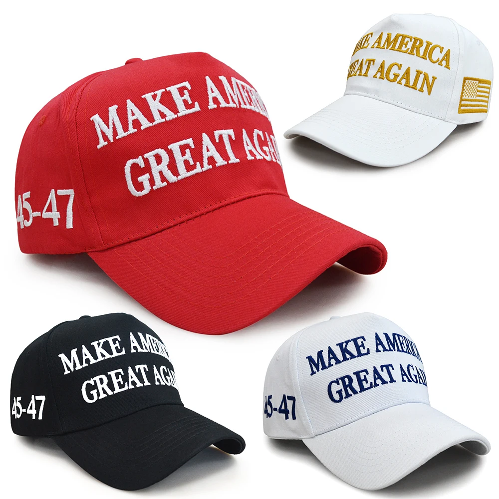 2024 Donald Trump Merchandise MAGA American Trucker Hat Great Again Make America Great Again Slogan USA Flag Baseball Cap