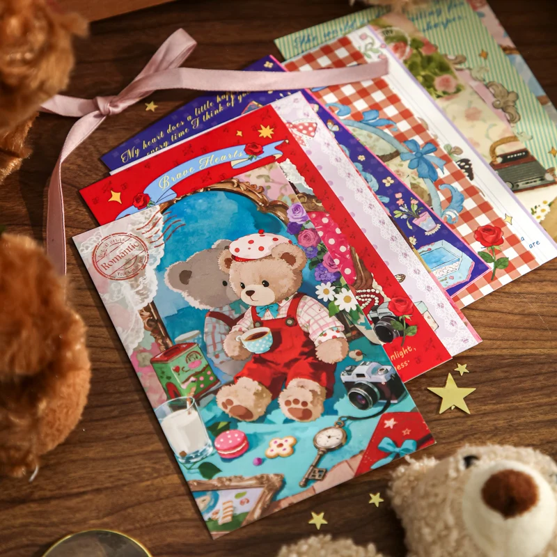 30 ورقة نمط اللوحة الزيتية بطاقات شكر قابلة للطي رسالة نعمة هدية بطاقات بريدية فنية للهدايا مناسبات مختلفة #4