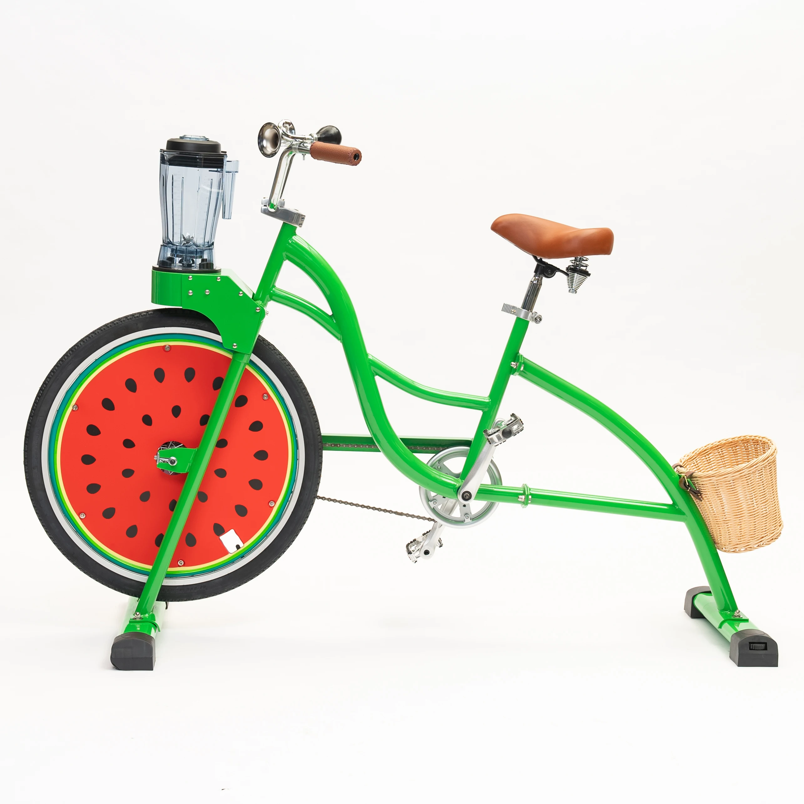 

EXI 2025 Fruit Smoothie Vending Machine Human Power Blender Unicycle With Orange Juicer Machine Bicycle For Adult