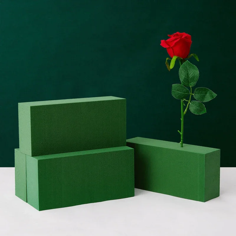 2 Pcs Flower Clay Block Flowers Basket Flower Sponge Absorbent Moisturizing Packaging Material Bouquet Decor Florist Supplies