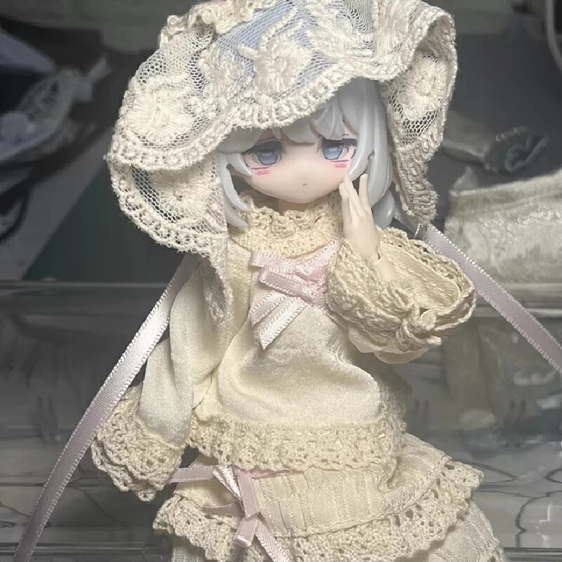 Vintage Treasures Overture Kiseki Bjd Mjd Vestiti Kawaii Guardaroba Nero Rosso Blu Rosa Vestito Adatta Per 1/12 1/8 Bambola Solo Vestiti