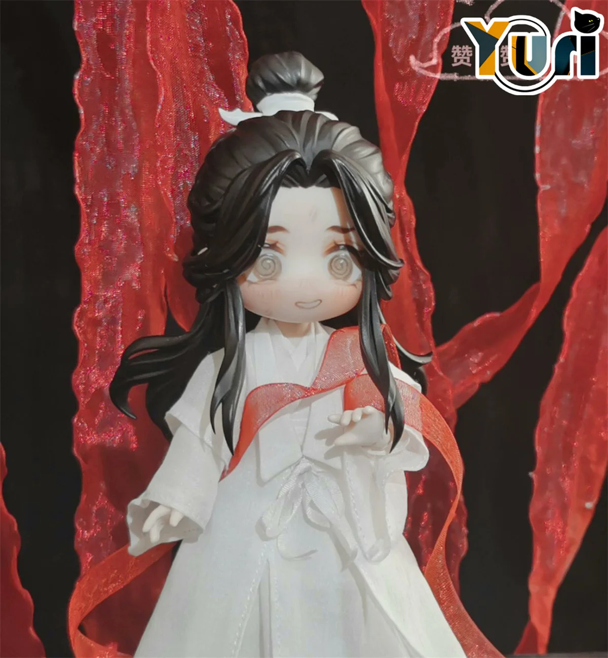 Anime Tian Guan Ci Fu TGCF Comics Xie Lian Hua Cheng Handgemaakte OB11 OB22 1/12 BJD Haar Pruik Afneembare Game Cosplay Leuke Rekwisieten