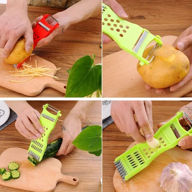 1 Pcs Vegetable Peeler Stainless Steel Potato and Cabbage Peeler Grater Salad Multi-Function Fruit Peeler Kitchen Gadgets