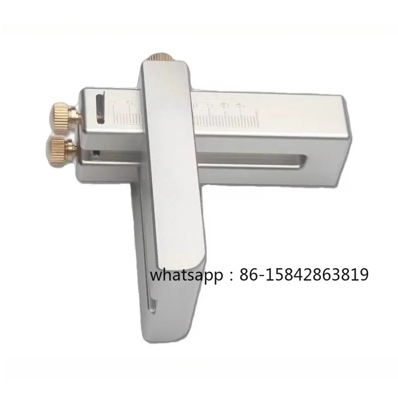 Belt Strip Cutter Aluminum Alloy Sandblasted Oxidized Mini Strip Cutter Hand Vegetable Tanned Leather Tool Cutting Strip