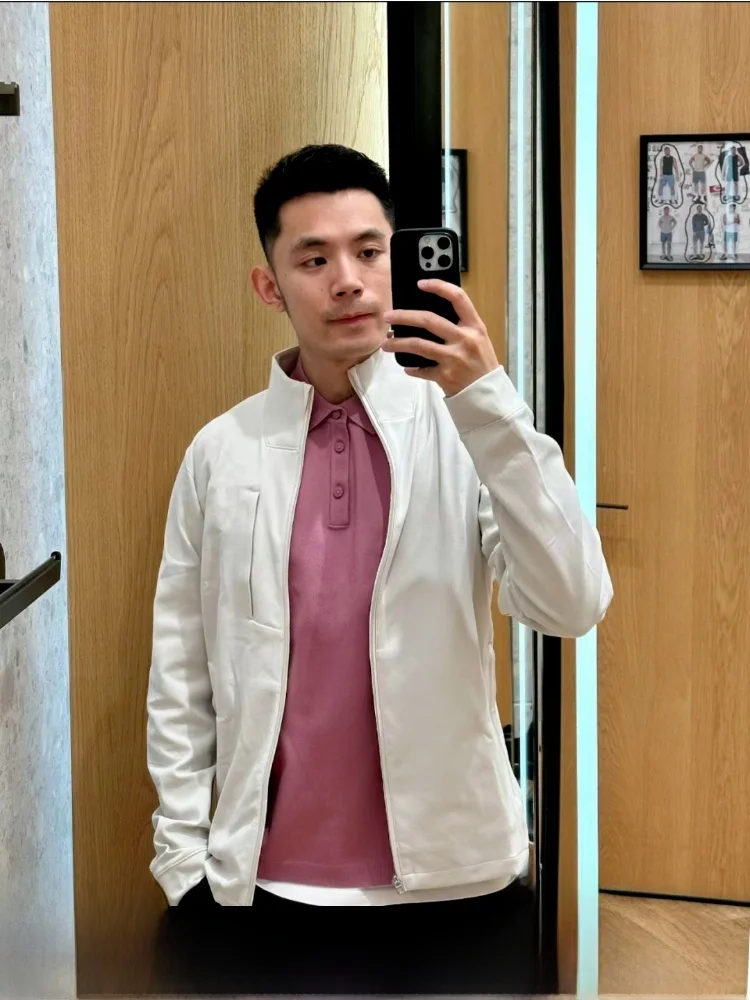 

L-Series ABC Casual Outdoor Sports Men's Jaet Stand Collar Windproof Polyester Fiber Stand Fit Core Absorption Technology