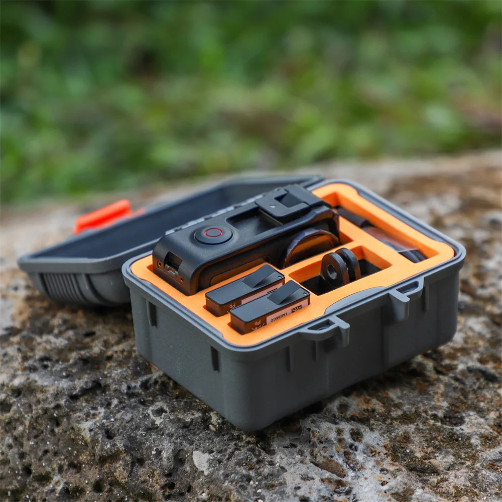Kotak Tas Penyimpanan untuk DJI OSMO Action 5 Pro/4/3 Mini Tas Pembawa Keamanan Tahan Ledakan Aksesori Drone Penutup Portabel Tangan