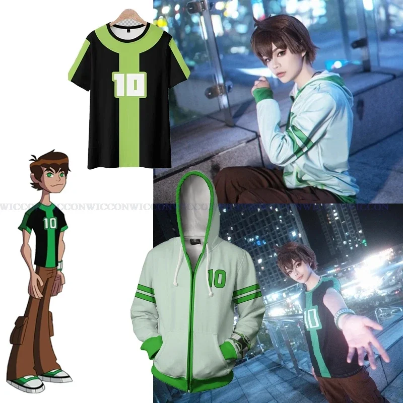 بن بوتيسون 10 زي لصبي وفتاة ، جاكيت أخضر ، معطف ، هودي ، سحاب ، قطن ، توبات غير رسمية ، للبالغين