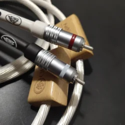 Nordost Odin 2 High Quality RCA Audio lotus cable sterling silver wire CD amplifier tube line with Silver Plated Plug pair