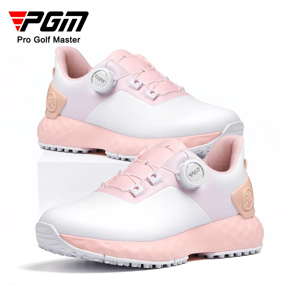 

Женские туфли для гольфа PGM — водонепроницаемые, нескользящие, удобные, амортизирующие и не содержащие шипов спортивные туфли XZ364