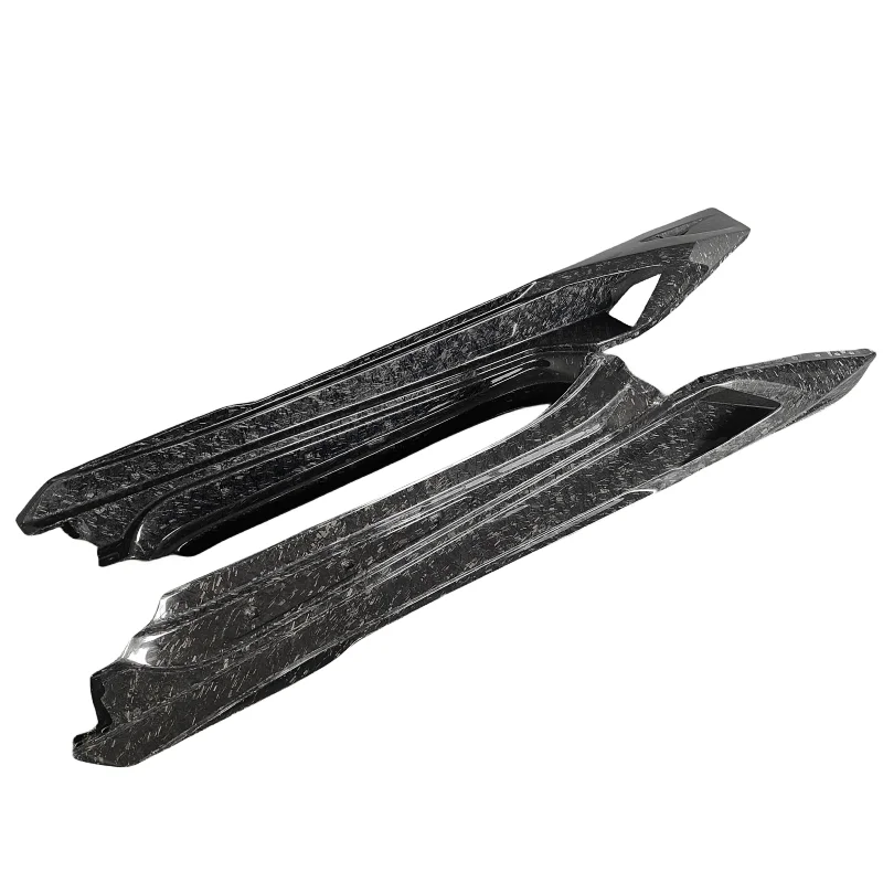 

For Lamborghini Huracan LP610 580 EVO Upgrade P-style Forged Grain Carbon Fiber Side Skirt Body Kit Front and Rear Bars