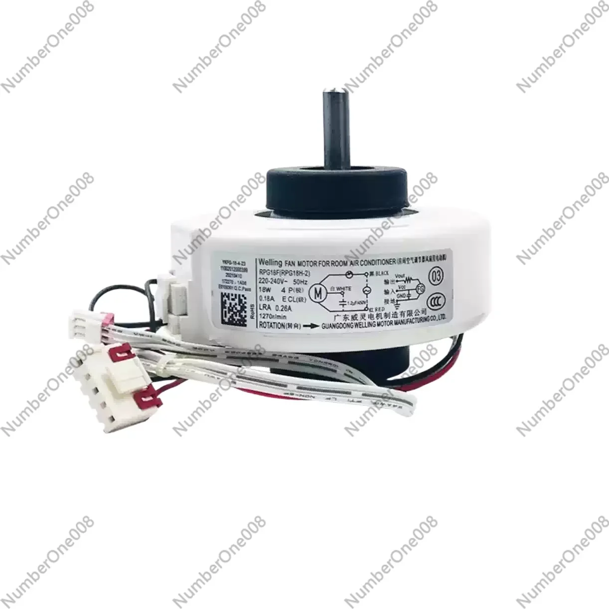 

Suitable for Midea air conditioner indoor motor RPG18F RPG20D RPG18H-2