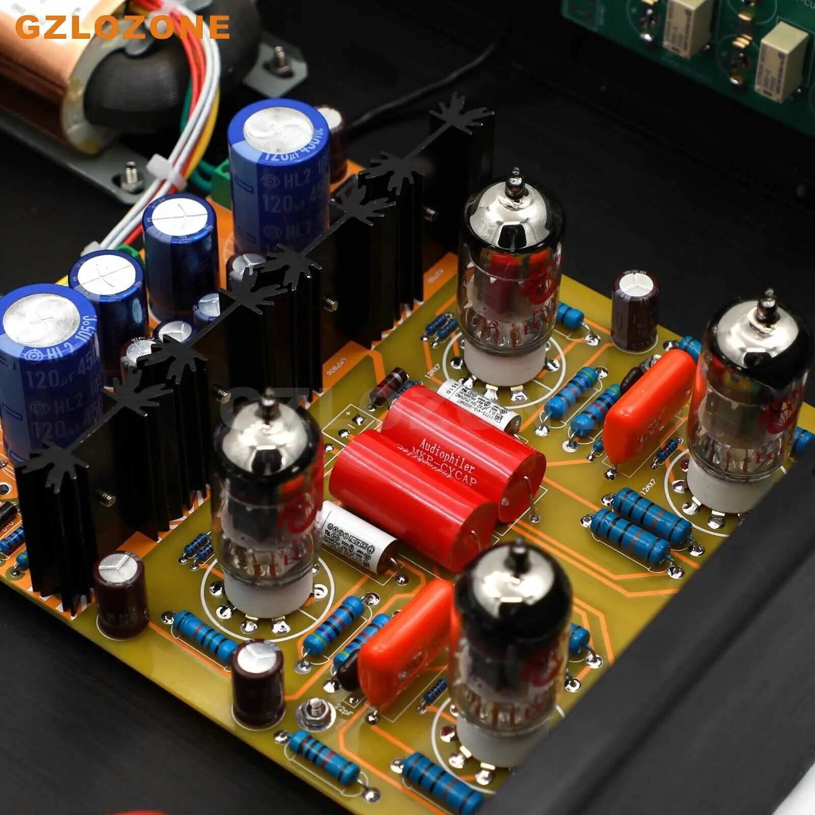 Imagem -04 - Tubo Remoto Pré-amplificador Base em Conrad-johnson cl Preamp Prt05a Ecc83 B684