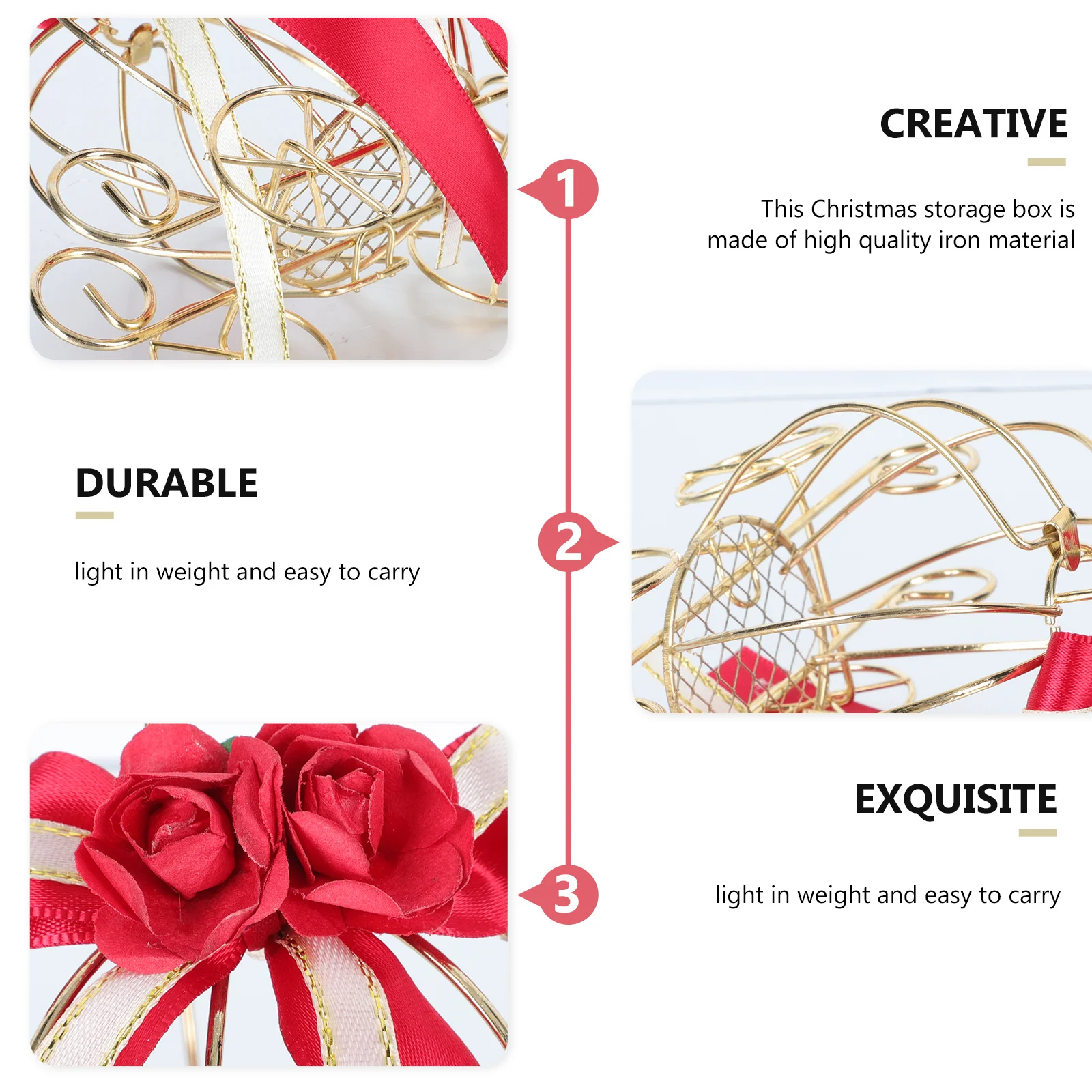 

2Pcs Pumpkin Carriage Candy Box Iron Treats Container for Wedding Baby Shower Birthday Party Favors Gift Box with Ribbon