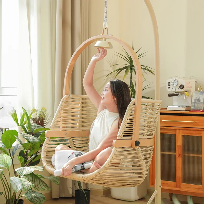

Villa Leisure Patio Swings Comfortable Courtyard Hotel Patio Swings Living Room Relax Outdoor Furniture Columpiar Lsqq