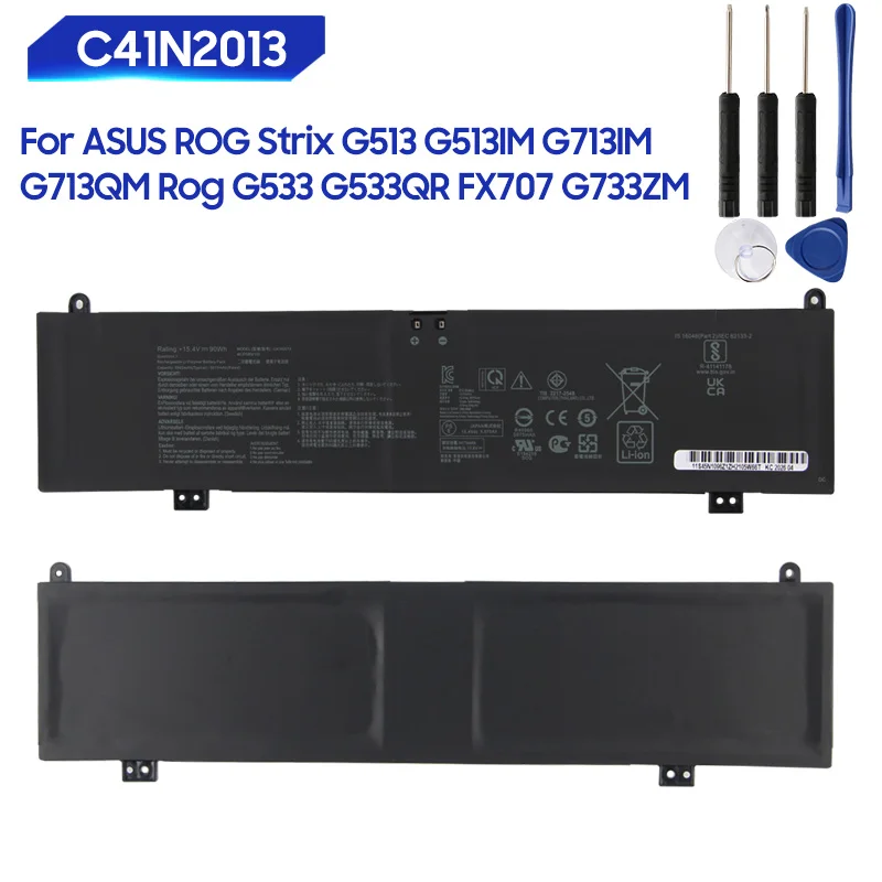 90Wh Replacement Battery C41N2013 C41N2013-1 For ASUS ROG Strix G513 G513IM G713IM G713QM Rog G533 G533QM G533QR FX707 G733ZM