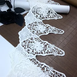 Emboridered Lace Fabric Cotton Guipure Lace Trim Garment Sewing Fabrics Materials