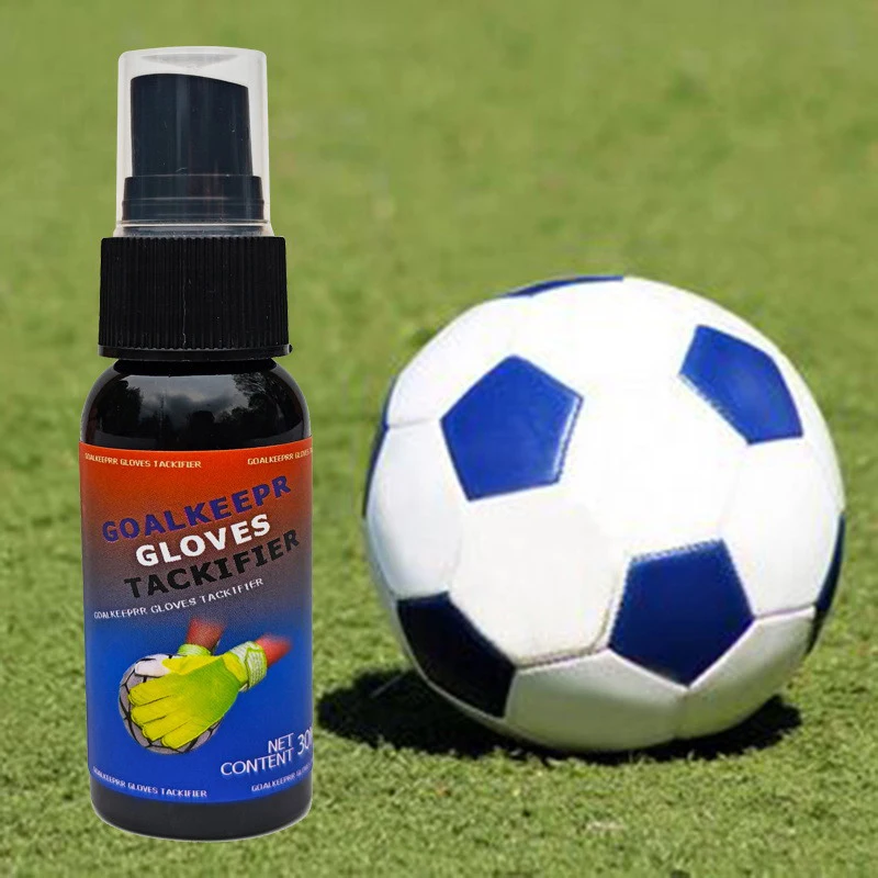 1Pc 30ml Goalkeeper Glove Football Grip Spray For Goalkeeping Gloves Non-slip Enhanced Sticky Baseball Replacement Glove Glue