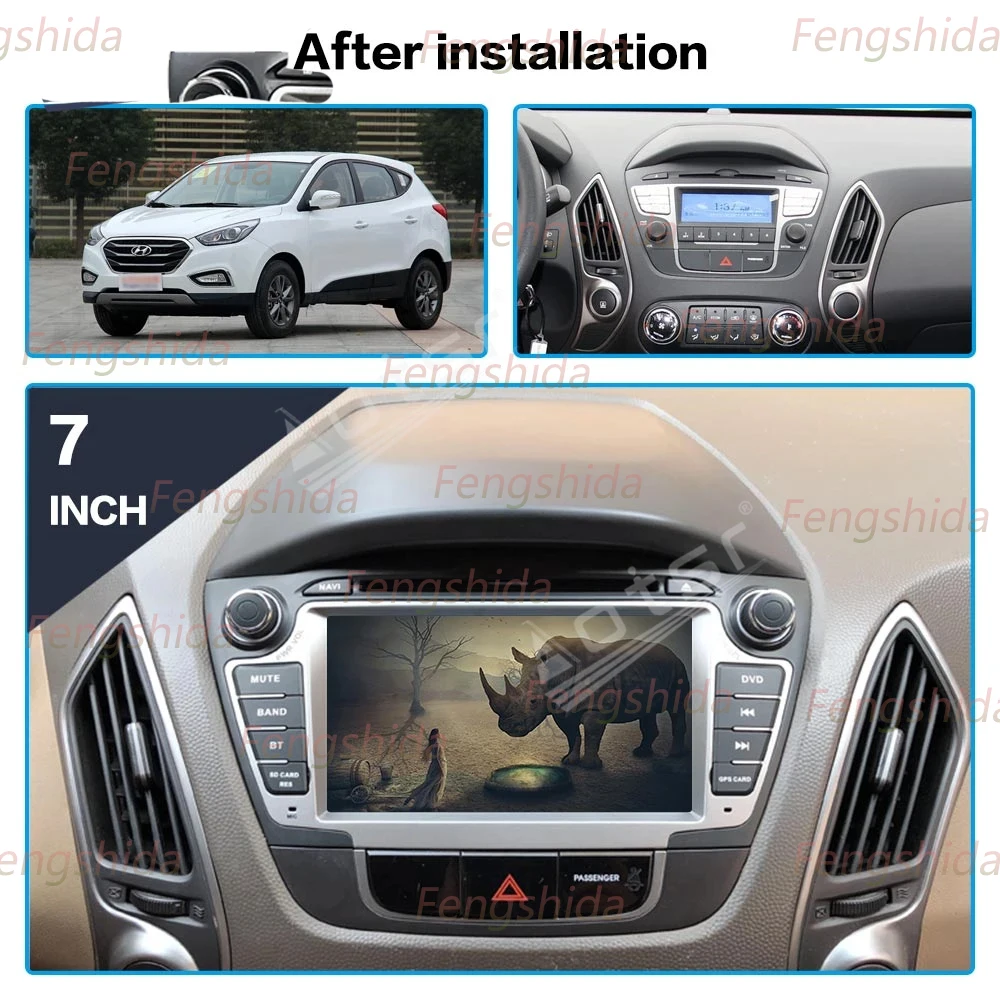 Car Android For Hyundai Tucson IX35 2009-2015 7inch Radio Carplay Multimedia Navigation Auto Stereo Bluetooth No 2din DVD 5G