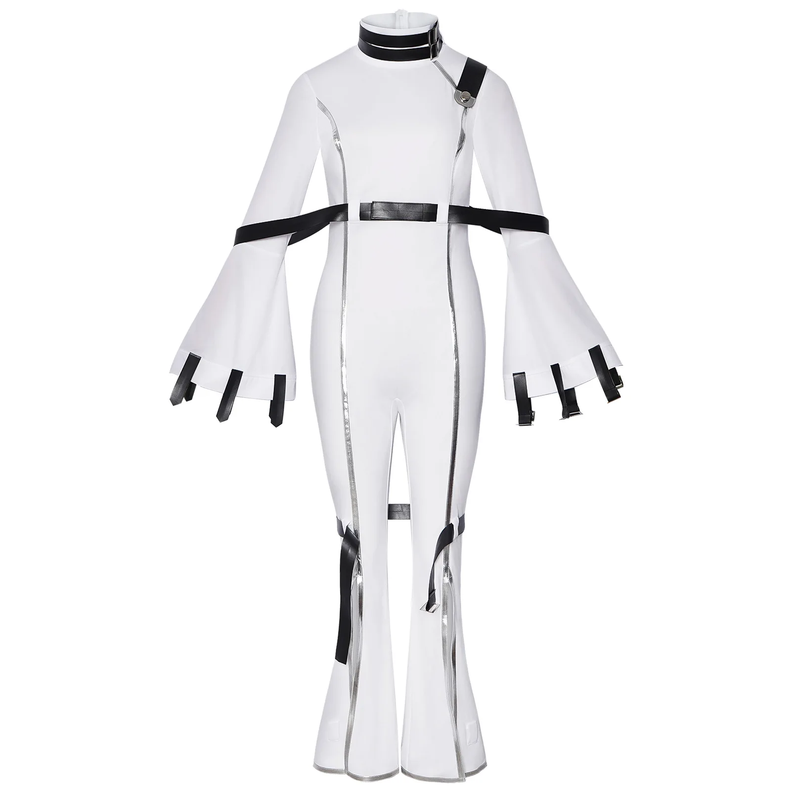 dark-slim-fitted-bond-style-full-set-cosplay-uniform-trend-anime-stage-show-body-suit-with-neck-accessory-belt-for-women-party-c