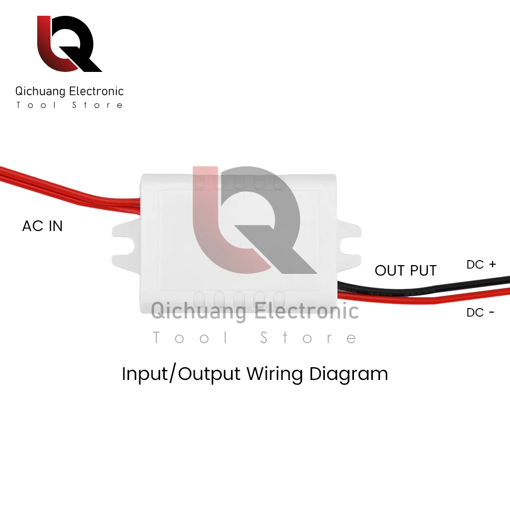 AC-DC Power Supply Module AC100-264V to DC 3.3V/5V/12V/24V Mini Buck Converter 3W Isolated Voltage Stabilized Switching Module