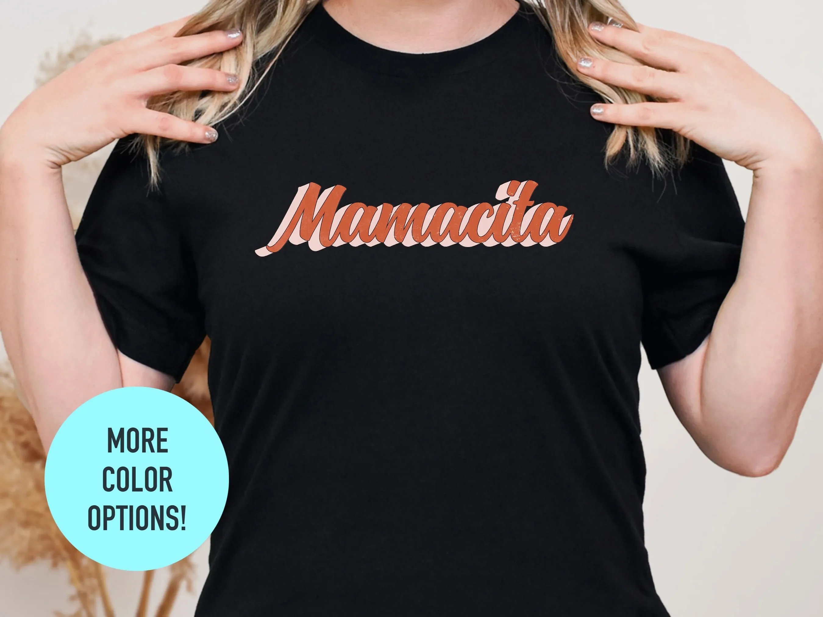 Minimalist Mamacita T Shirt Mother'S Day S For Mama Comfort Colors Mom Crewneck Retro Her