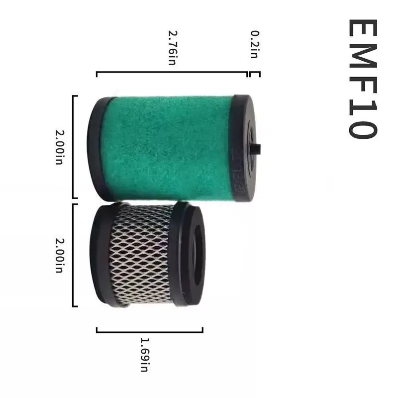 2 шт. новый альтернативный сменный комплект фильтрующих элементов для Edwards EMF10 A22304198 и A22304079