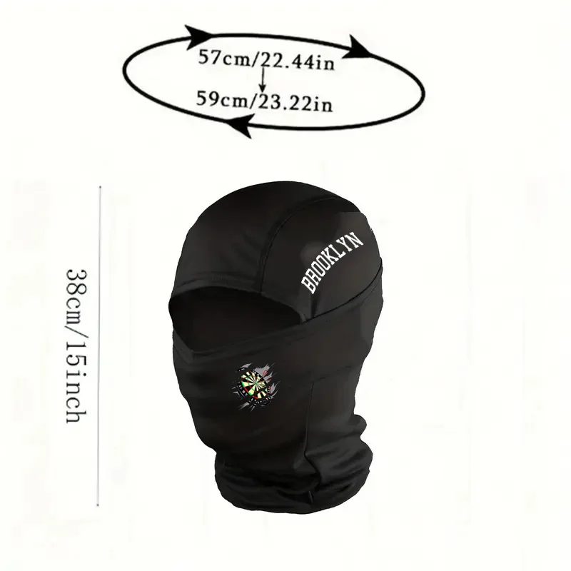 1/5PC Brooklyn Hardcore Logo! Dart wall breaking print for breathability, a must-have for fashionistas on the streets