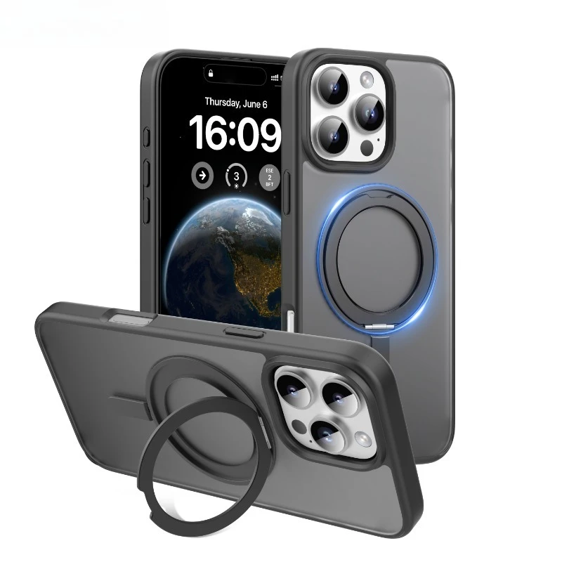 

Магнитный чехол для iPhone 16 Pro Max, задняя крышка с беспроводной зарядкой, чехол для iPhone 16 Pro для iPhone 15 Pro Max