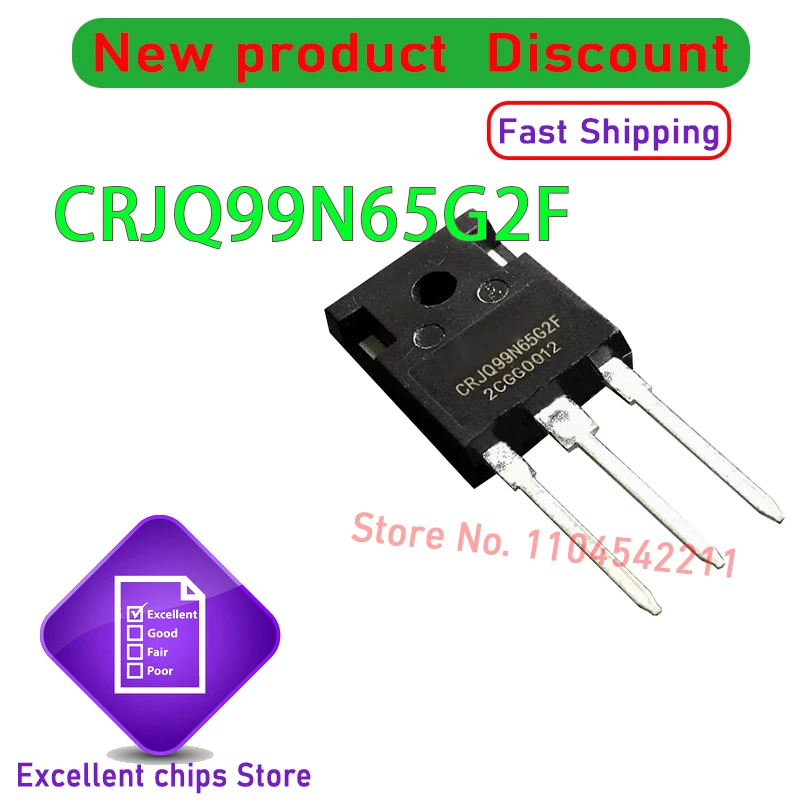 10 STKS/PARTIJ CRJQ99N65G2F CRJQ99N65 TO-247 650 V 38A Nieuwe Originele