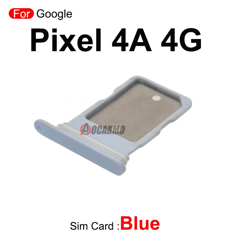 For Google Pixel 4A 4G 4 XL 4xl 5 SIM Card Tray Slot Replacement Parts Black Green Blue