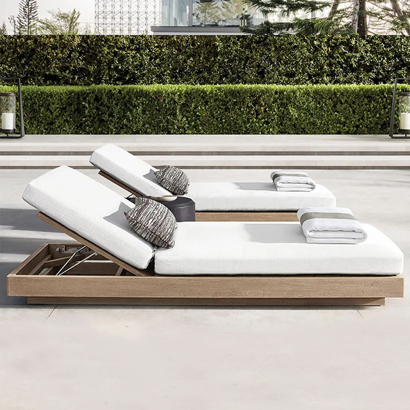 

Customizable outdoor bed swimming pool waterproof lounge chair