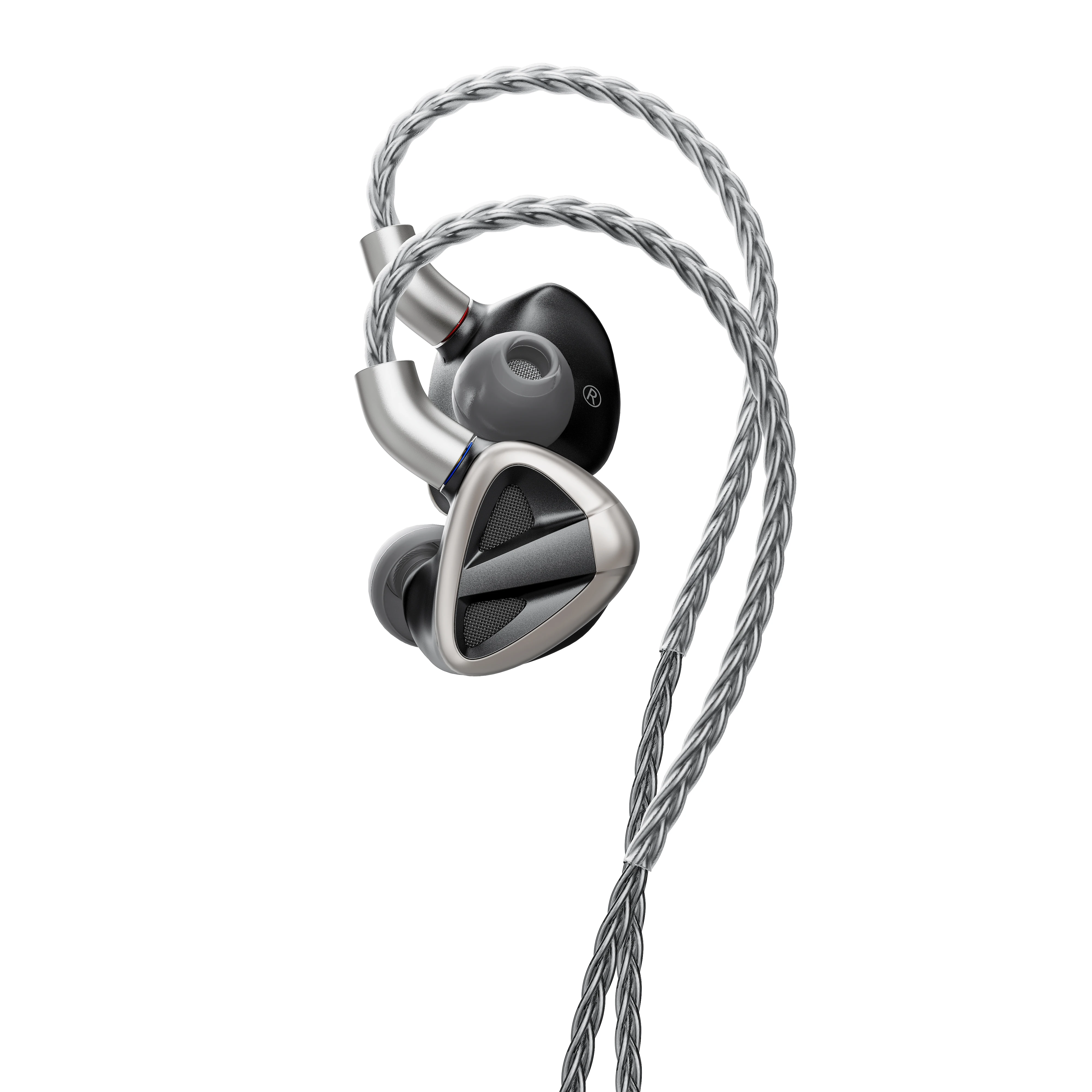 FiiO FH19 2DD+6BA Hybrid Driver HiFi Music IEM Hi-Res Audio In-Ear Earphone MMCX Detachable Cable Wried Earbuds