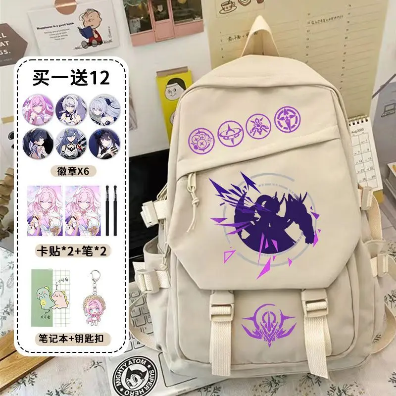 Honkai Impact 3 Alliance For Boys Girls, Large Capacity Bag, Ins Style, Elementary And Middle School Students, Third To Sixth An