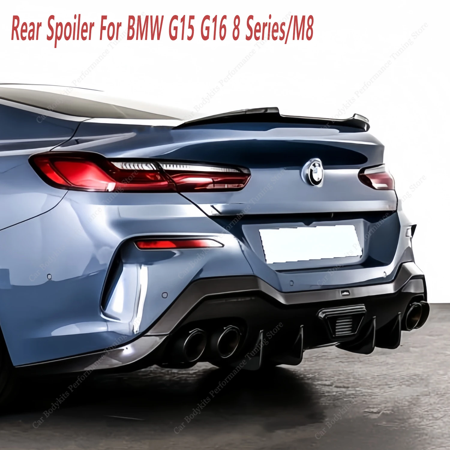 

Задний спойлер для BMW G15 G16 F92 F93 840i 850i 840d 850d M8 Coupe/Gran Coupe заднее крыло багажника 2018-2024