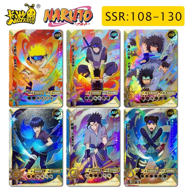 Kayou Naruto Ssr-108-130 Anime Characters Namikaze Minato Konan Orochimaru Children's Toys Collection Card Birthday Gift