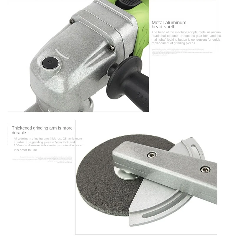 Imagem -06 - Angle Weld Grinder Angle Grinder Sander For Metal Processing Aço Inoxidável 800w