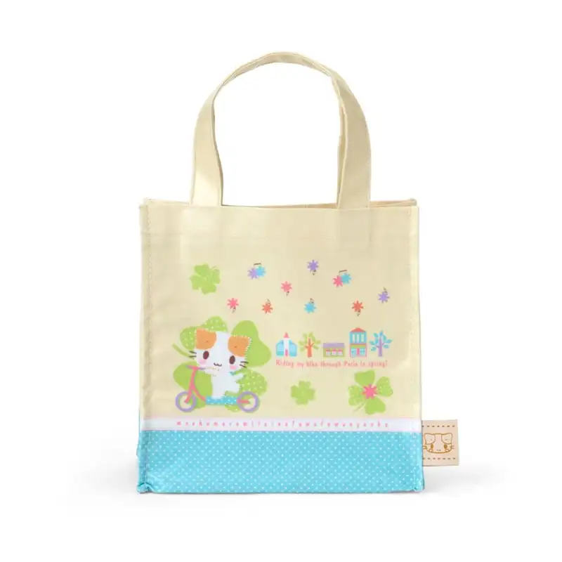 

Masyumaro Fluffy Fuwa Nyanko Cat Hand Bag PVC Handbags Kawaii Cute Tote Bags for Women