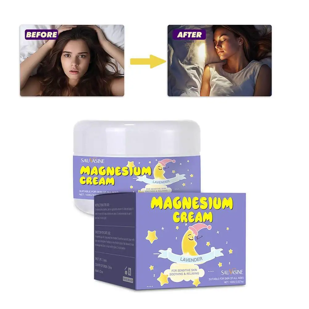 New Magnesium Sleep, Body Butter Magnesium Body Butter, Nighttime Magnesium, Promotes Deep Sleep, Relieves Anxiety, Vegan