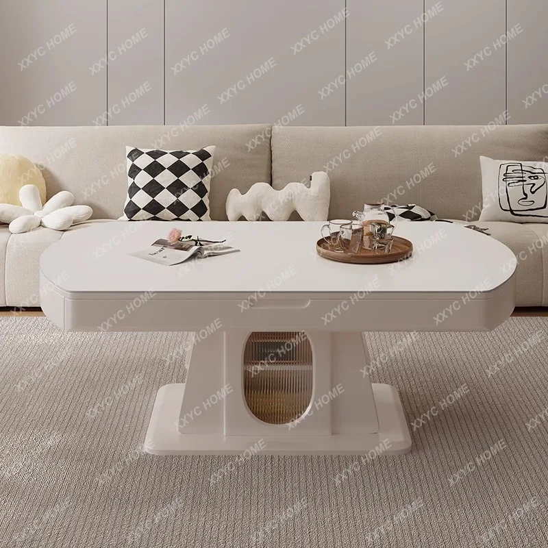 

A Dining table dual-purpose living room small apartment living room household multi-function medium and ancient style