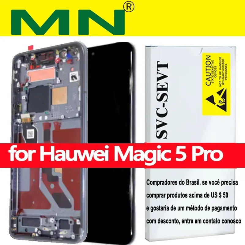 مراجعة وتحليل شاشة LCD بحجم 6.81 بوصة لجهاز Huawei Honor Magic 5 Pro PGT-AN10 وPGT-N19