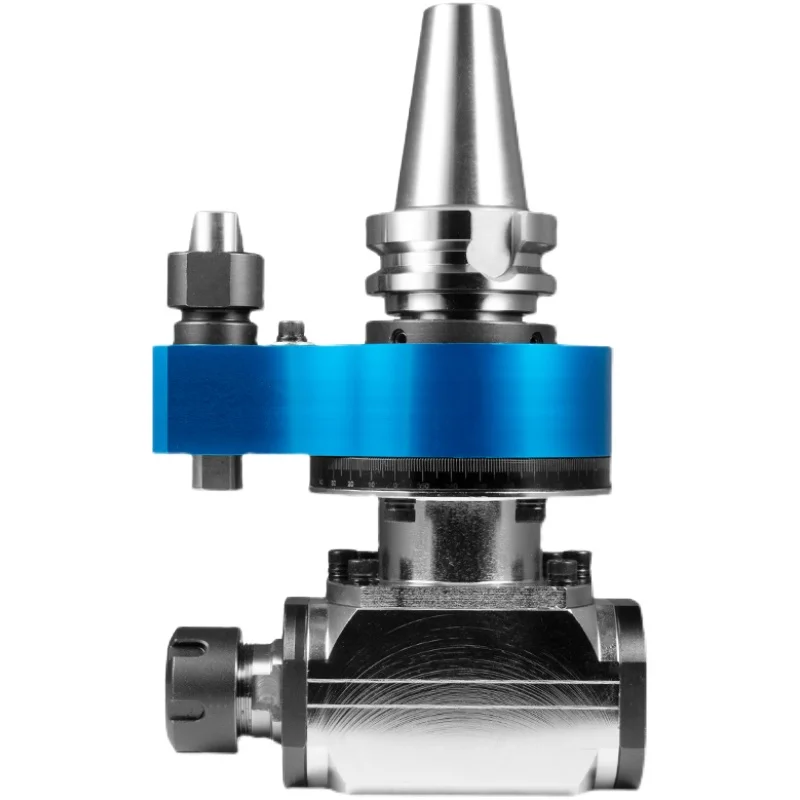 

90 degree CNC BT30/40/50 right angle double head universal angle CNC machining center precision side milling head shank