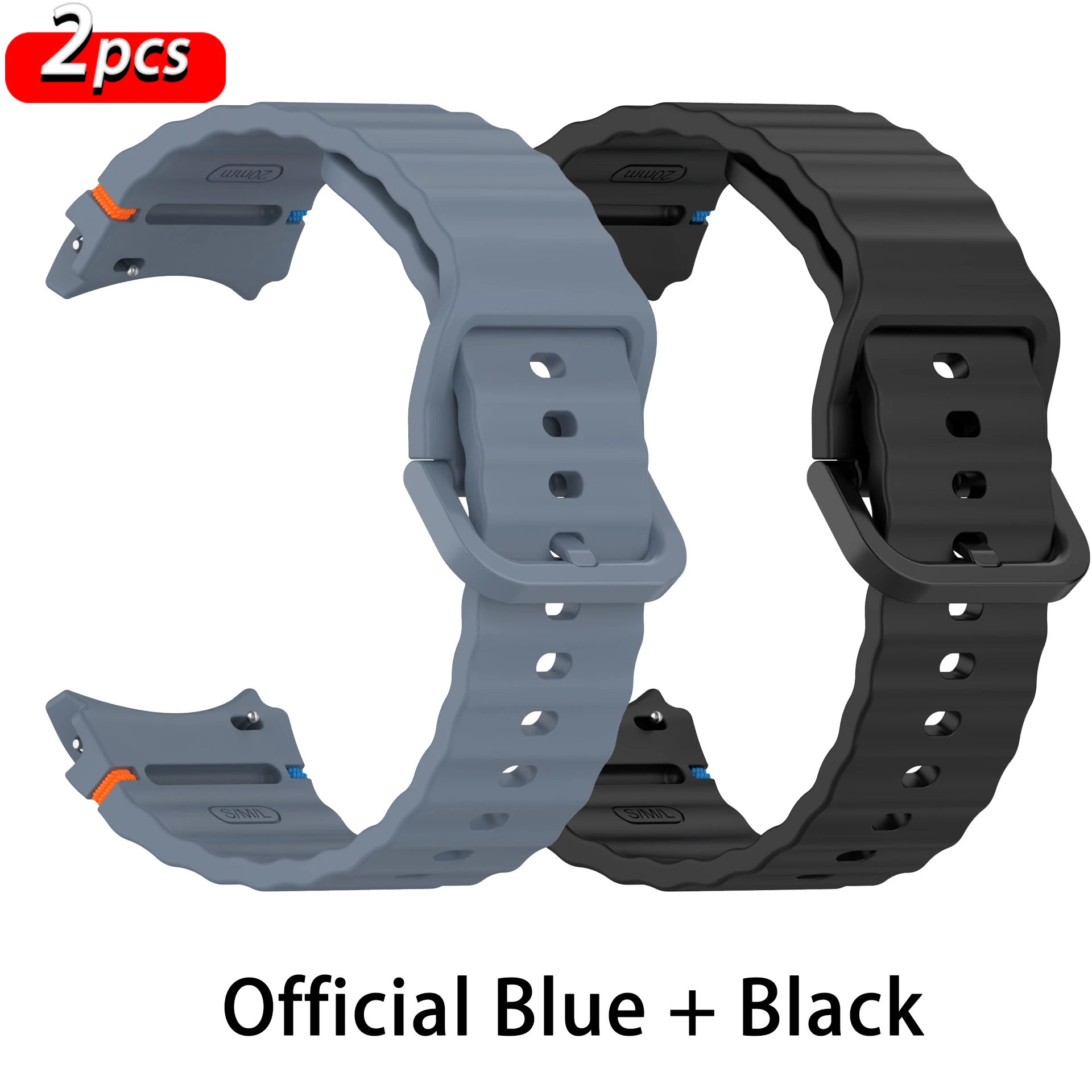 Originalband für Samsung Galaxy Watch 7 6 5 4 FE 44 mm 40 mm/Pro 45 mm/Silikon-Sportarmband Correa Watch6 Classic 43 47 mm Armband