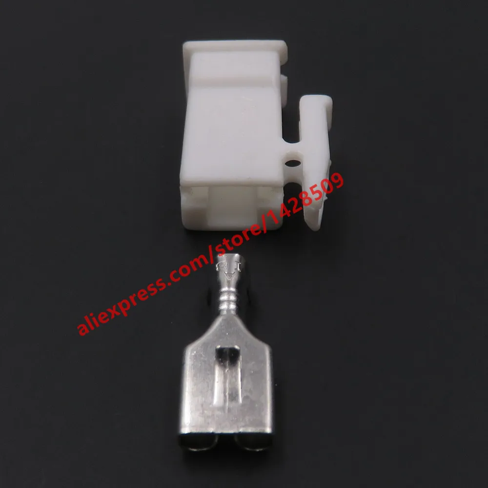 1 Set 1 Pin 6.3mm Car Wiring Socket Auto Connector With Pins 191911924 191 911 924