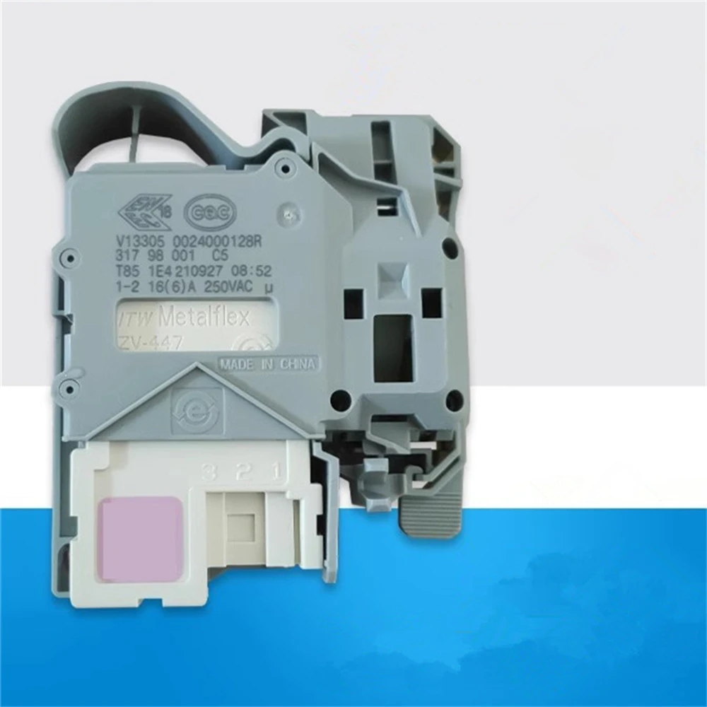 لمفتاح باب غسالة طبل هاير، قفل الباب الكهرومغناطيسي، مفتاح تأخير صغير 0024000128 ر