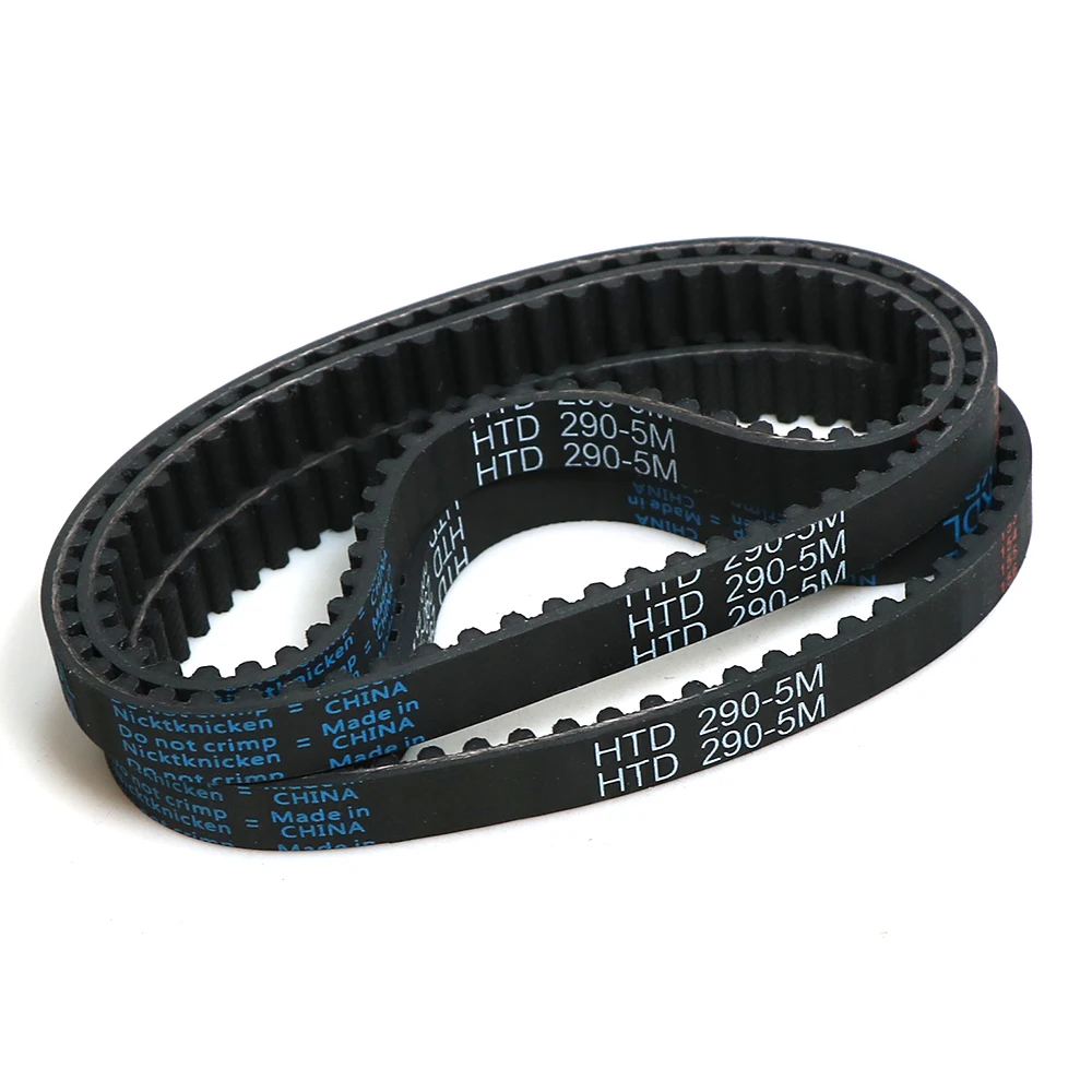 ONEFIRE HTD 5M Timing belt Pitch Length 275/280/285/290/295mm Width 10mm/15mm/20mm/25mm Rubber Closed loop belt