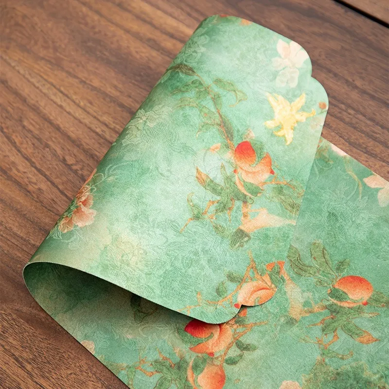 National Trend Tea Flag Tea Mat  Chinese Style Double-Sided Waterproof Tea Table Mat Dry Foam Mat Light Luxury Tea Mat Living view 3