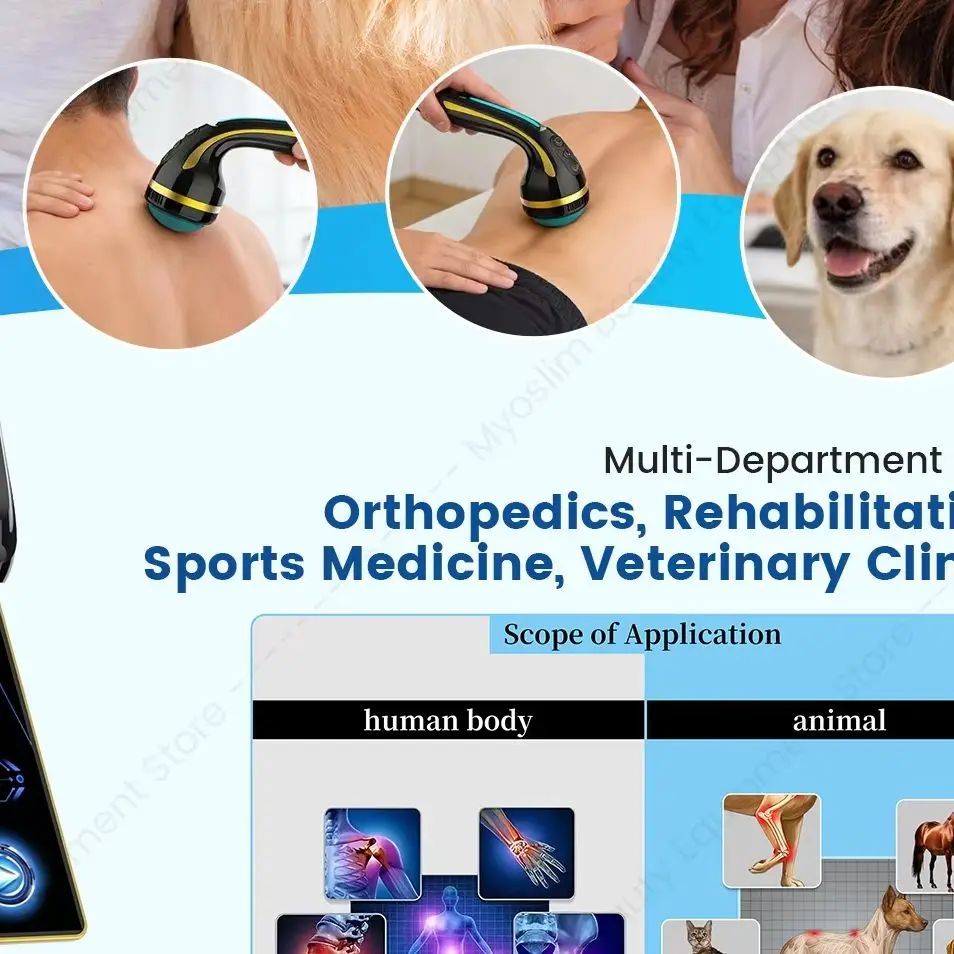Professional Focused Shockwave Therapy Machine for Pain Relief And Blood Circulation Improvement Medical Device
