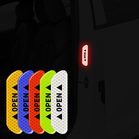 4PCS/set Car Reflective Strips Warning Stickers For Great Wall Hover H5 H3 Safe M4 Wingle 5 Deer Voleex C30 Car Accessories